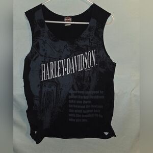 Harley-Davidson Black Tank Top